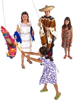 Mexican Pi&ntilde;ata birthday celebration